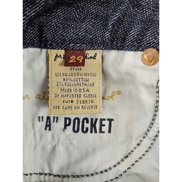 7 For All Mankind Jeans A Pocket Women's 29 Flared Wide Leg Medium Wash Boho - Picture 11 of 16